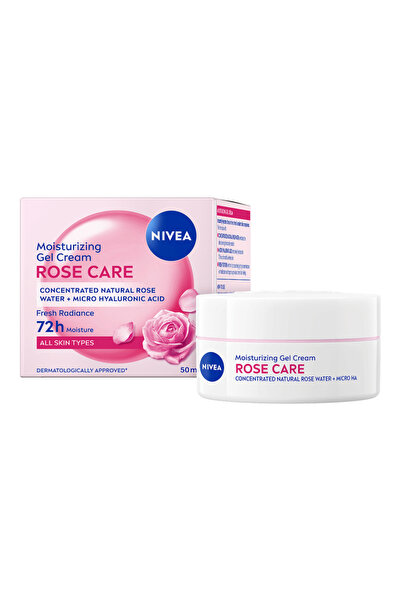 NIVEA Cremă de zi Rose Touch cu apă de trandafiri organică, 50 ml
