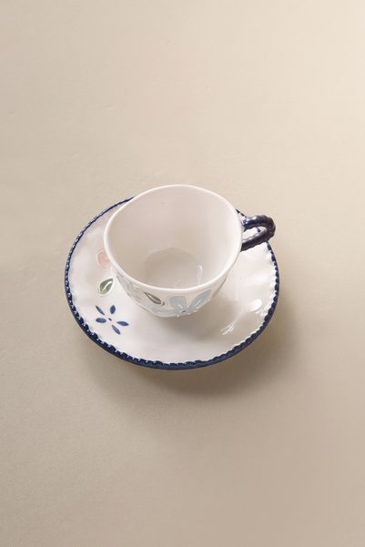 Karaca Perla Bloom Coffee Cup Set for 6 People 90 ml