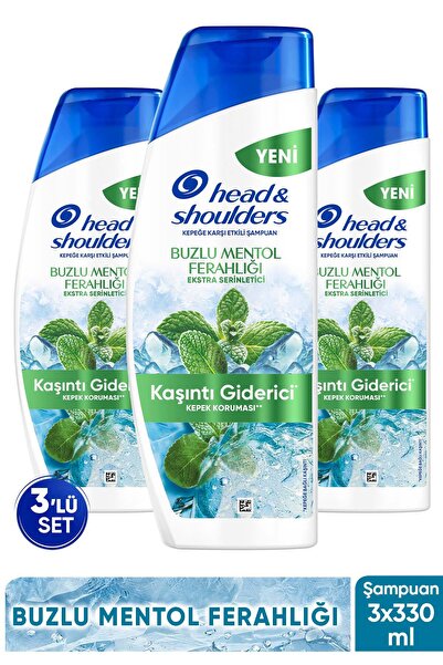 Head & Shoulders Buzlu Mentol Ferahlığı Kaşıntı Giderici ve Serinlik Hissi Şa...