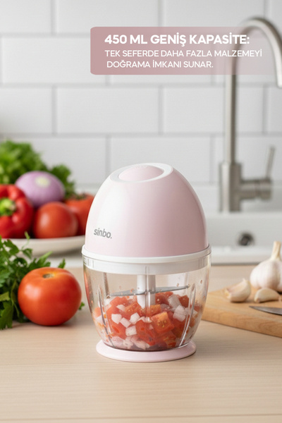 Sinbo SHB-7503 Şarjlı Kablosuz Rondo – Paslanmaz Çelik Bıçaklı