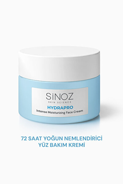 SİNOZ Hydrapro Su Bazlı 72 Saat Yoğun Nemlendirici Yüz Bakım Kremi 50 ml