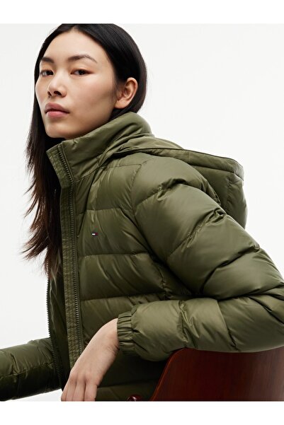 Tommy Hilfiger DW0DW18864 TJW ΑΠΑΡΑΙΤΗΤΟ ΠΑΛΤΟ ΠΟΥΠΟΥΛΟΦΟΡΕΣΤΟ ΜΕ ΚΟΥΚΟΥΛΑ GY...