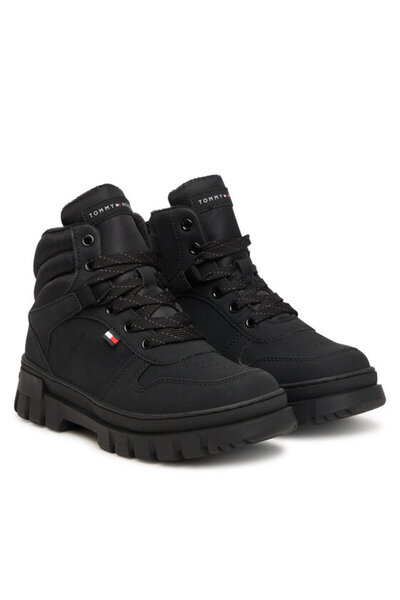 Tommy Hilfiger T3X5-35292-0316A Schnürstiefelette 999- Schwarz