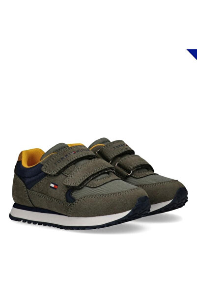 Tommy Hilfiger T1X9-35253-1960A LOW CUT VELCRO SNEAKER X643 GRÜN/BLAU