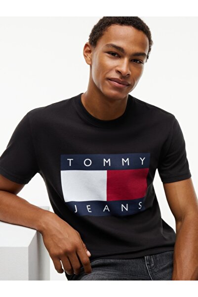Tommy Hilfiger DM0DM22645 TJM REG BIG FLAG SS TEE EXT 0GJ Чорний