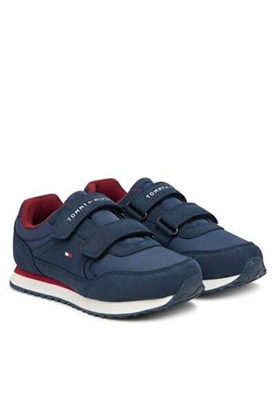 Tommy Hilfiger T1X9-35253-1960A LOW CUT VELCRO SNEAKER 800- BLAU