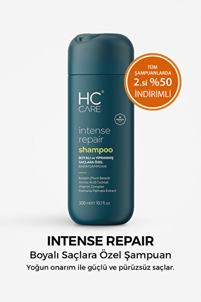 HC Care Intense Repair Boyalı ve Yıpranmış Saçlar için Yoğun Onarım Şampuanı