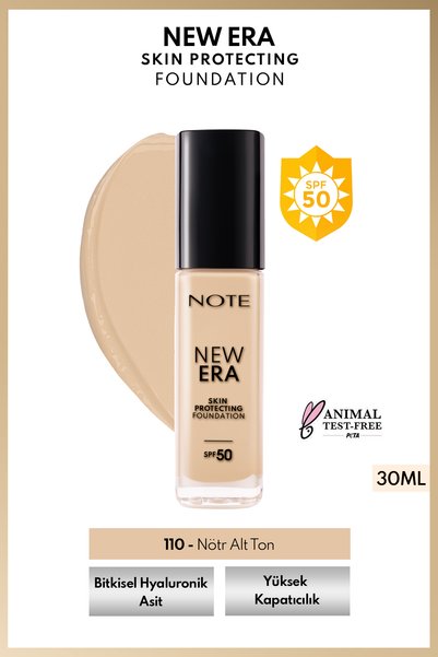 NOTE New Era Skin Protecting Spf 50 Nemlendirici Etkili Hyaluronik Asitli Fon...