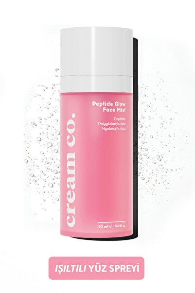Cream Co. Nemlendirici Aydınlatıcı Yüz Spreyi | Peptit Face Mist | Ektoin Hya...