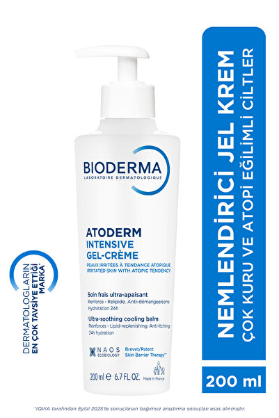 Bioderma Atoderm Intensive Gel Cream Kuru,Atopi Eğilimli Cilt Niasinamid İçer...