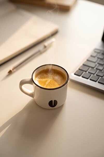 ACAR Cozy Porselen Espresso Bardağı Kahverengi - 60 ml