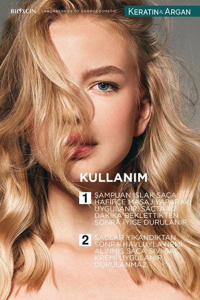 Bioxcin Keratin & Argan Onarıcı Bakım Şampuanı 300 ml 3 Al 2 Öde - Yıpranmış Ve Hassas Saçlar