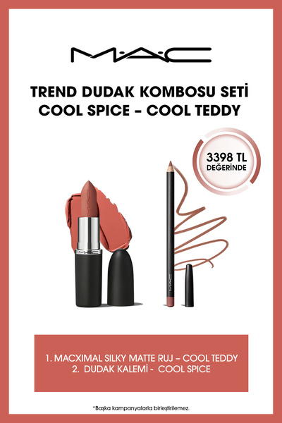 M.A.C Trend Dudak Kombosu Seti Cool Spice - Cool Teddy