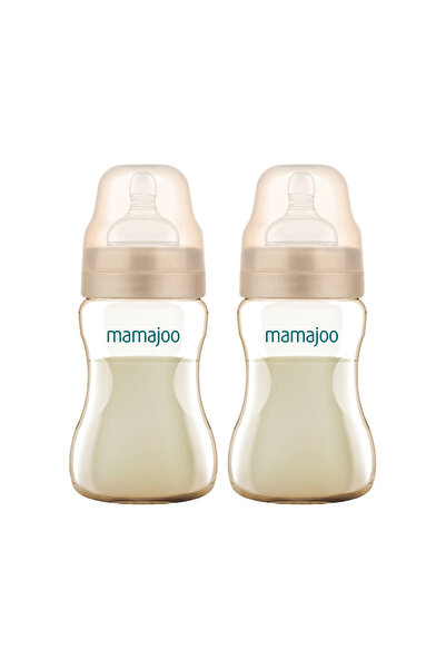 Mamajoo Gold Plus Antikolik Biberon Seti 250 ml 6 Ay+ | Orta Akışlı, İkili
