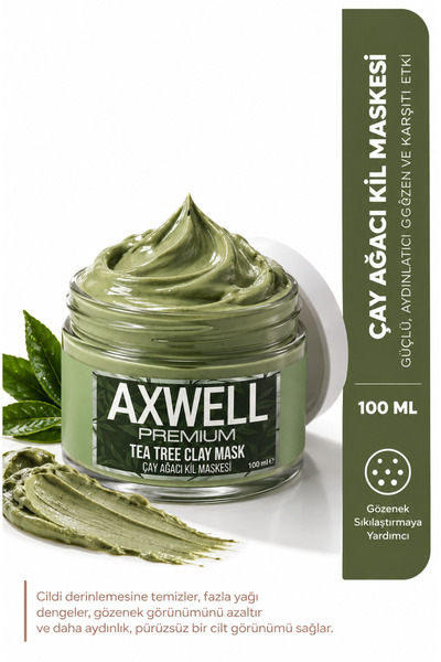 AXWELL PREMIUM Çay Ağacı Kil Maskesi 100ml