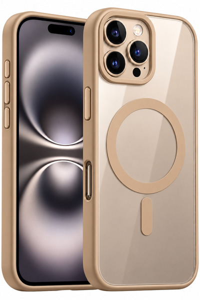 Fibaks iPhone 16 Pro Kılıf Magsafe Wireless Şarj Özellikli Tam Koruma Renkli ...