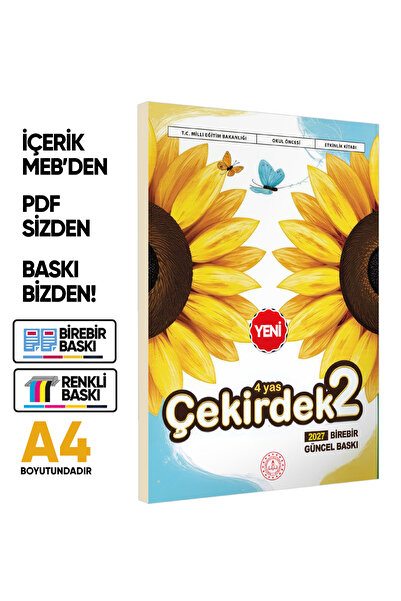 Karakutu Yayınları 2027 4 Yaş Okul Öncesi MEB Etkinlik Kitabı Çekirdek 2 Eğle...