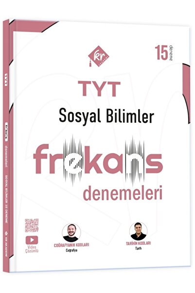 KR Akademi Yayınları 2027 TYT Sosyal Bilimler 15'li Frekans Denemeleri