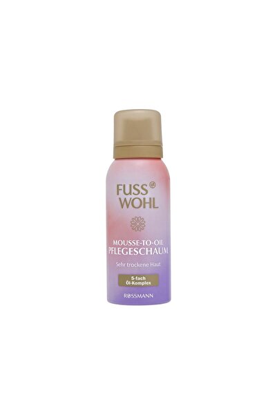 Fusswohl Ayak Bakım Köpüğü Mousse-to Oil, Çok Kuru Ciltler, 100 ml