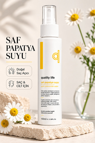Quality Life Doğal Papatya Suyu Saç Açıcı Sprey Saç Renk Açıcı Saf Saç Toniği...