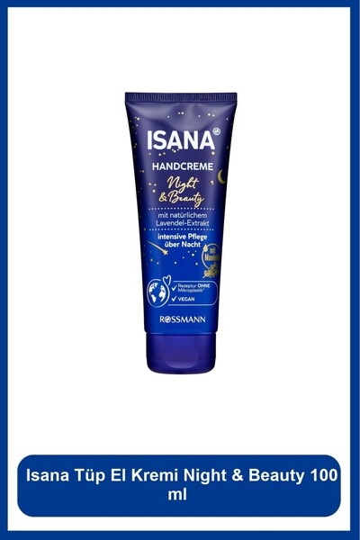ISANA Tüp El Kremi Night & Beauty 100 ml