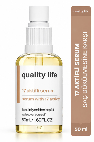 Quality Life Saç Dökülmesine Karşı Serum - Saç Serumu 17 Aktifli - Saç Serum ...