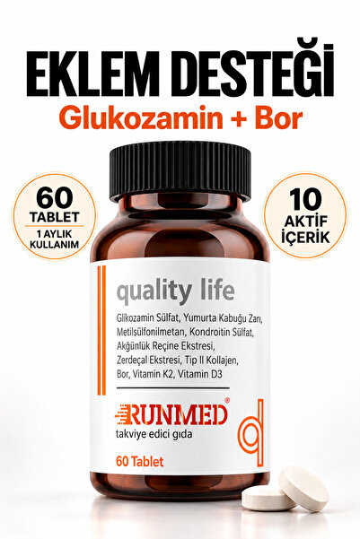 Quality Life Runmed Glukozamin Kondroitin Tip 2 Kolajen D3 K2 Glucosamine Cho...