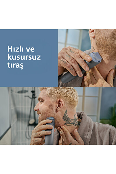 Philips Sakal Düzeltici, 20 Uzunluk, Kendiliğinden Bilenen Bıçaklar, Islak & Kuru Kullanım,BT3617/15