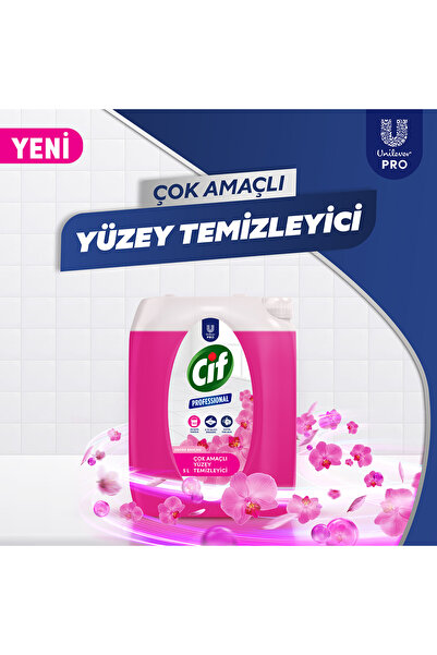 Cif Profesyonel Çok Amaçlı Yüzey Temizleyici Çiçek Bahçesi 5 L X2