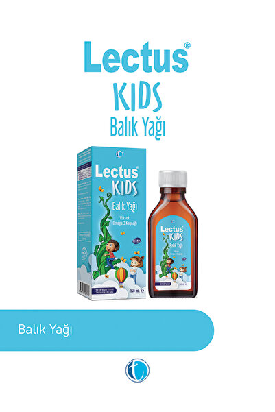 lectus Kids Balık Yağı Karışık Meyve Aromalı 150 ml Takviye Edici Gıda