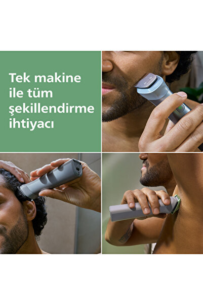 Philips 5000Serisi 10in1, Erkek Bakım Seti,Yüz/Saç/Vücut/Sakal Tıraş Makinesi, Islak&Kuru, MG5922/15