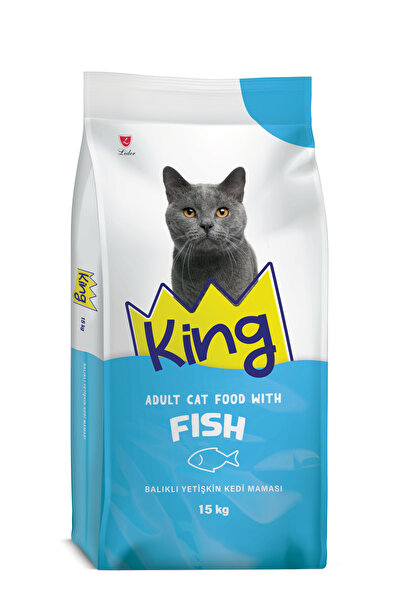 King Adult Cat Balıklı Kedi Maması 15 Kg