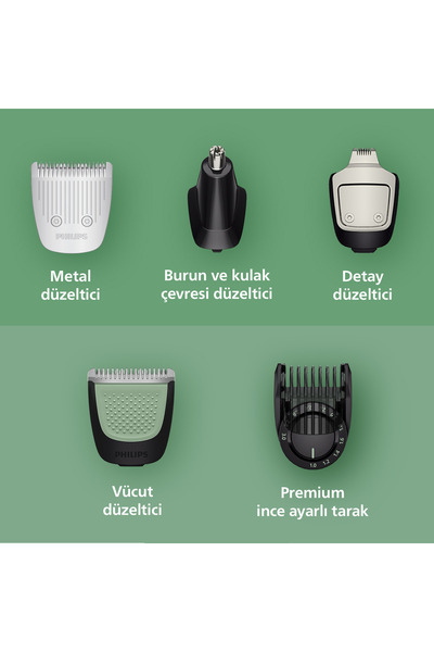 Philips 9000Serisi 16in1, Erkek Bakım Seti,Yüz/Saç/Vücut/Sakal Tıraş Makinesi, Islak&Kuru, MG9532/15