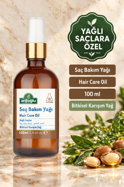 Arifoğlu Saç Bakım Yağı 100ml – Sebum Dengeleyici ve Arındırıcı Derinlemesine...