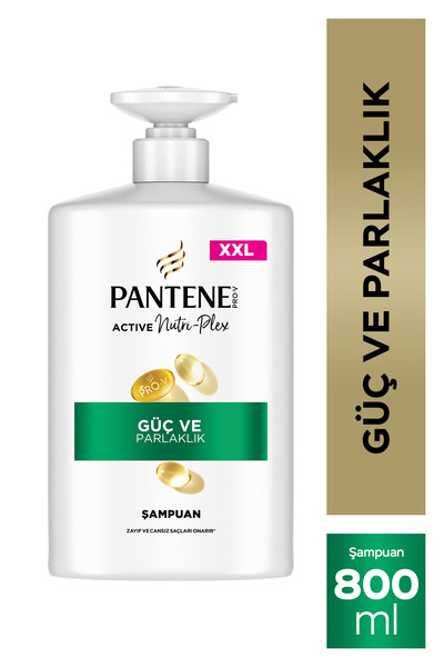 Pantene Pro-V Güç ve Parlaklık, Elektriklenen Cansız Saçlar İçin Şampuan 800m...