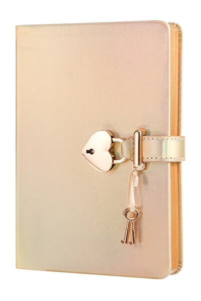 Victoria's Journals مفكرة مقفلة، دفتر معدني، مع صندوق 13x18 سم. هوش هوش