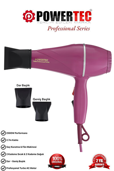 POWERTEC TR-501 Profesyonel Renkli Fön Makinesi