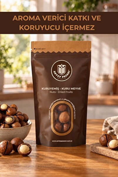 Antep Pazarı Kavrulmuş Kabuklu Makademya Fındığı - 200g
