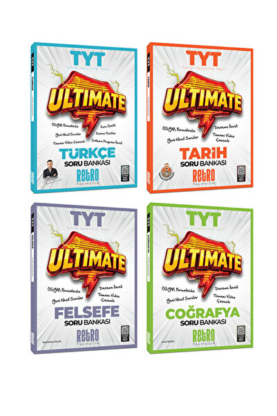 RETRO YAYINCILIK 2027 Model TYT Sözel Soru Bankası Seti Türkçe Tarih Coğrafya...