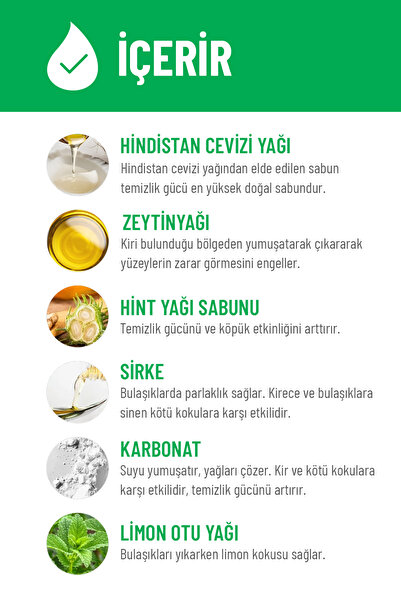 Siveno %100 Doğal Bulaşık Sabunu Bitkisel Elde Bulaşık Sabunu Nemlendirici Vegan 500 ml