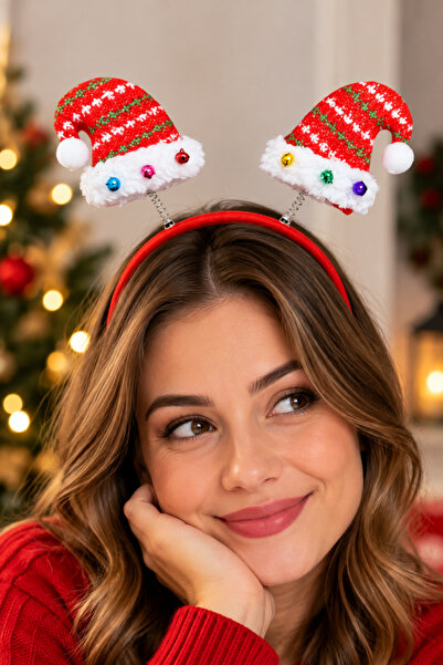 Huzur Party Store Colorful Beaded New Year's Crown New Year's Hat Shaped Red ...