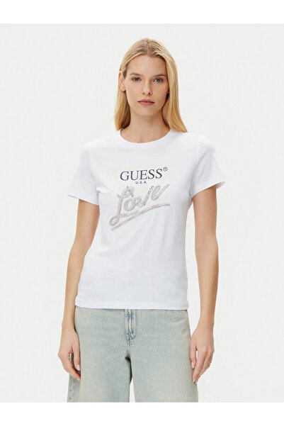 Guess Love Kadın Regular Fit T-Shirt