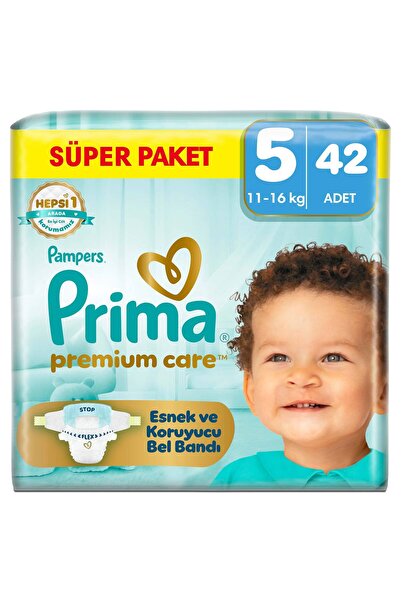 Prima Premium Care Süper Paket 5 Numara 42 Adet Bebek Bezi