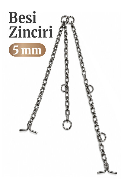 Badem10 Yüksek Kalite Bükülü Besi Zinciri 5 mm 60 x 60 x 100 cm Küçük-Büyük B...