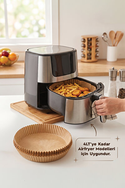 Parex Airfryer Pişirme Kağıdı Hava Fritözü Airfryer Firitözü Airfryer Yağsız Firitöz 50 Adet