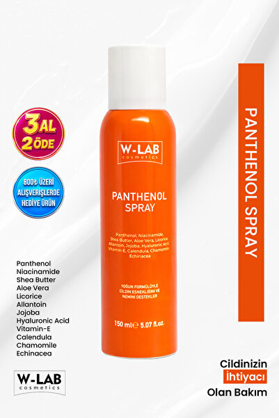 W-Lab Cosmetics Panthenol Sprey Yoğun Nemlendirici 150 Ml