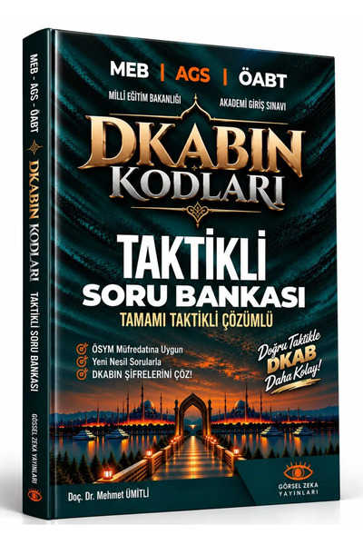 GÖRSEL ZEKA YAYINLARI 2027 - YEDİBEYZA - ÖABT DKABIN KODLARI TAKTİKLİ Çözümlü...