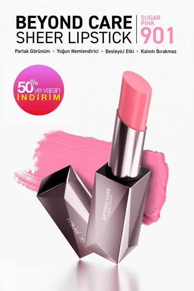 Alix Avien Beyond Care Sheer Lipstick 901 - Sugar Pink - Yoğun Nemlendirici B...