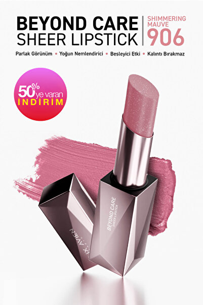 Alix Avien Beyond Care Sheer Lipstick 906 - Shimmering Mauve - Yoğun Nemlendi...