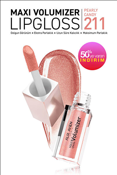 Alix Avien Maxivolumizer Lipgloss 211 - Pearly Candy - Kalıcı ve Nemlendirici...